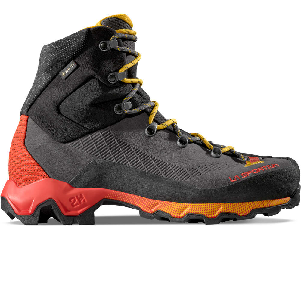 Aequilibrium trek gore-tex bota montaña cuero hombre Gris (43,5)