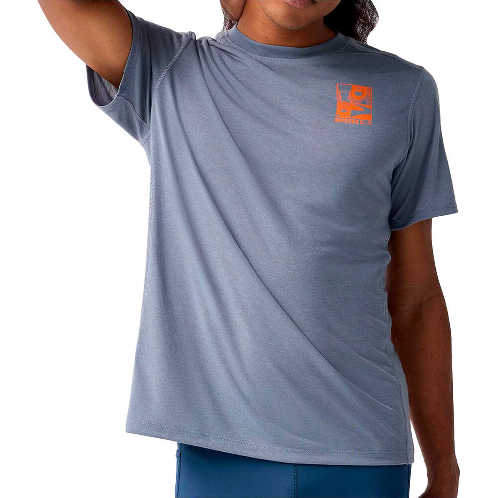 Distance 30 camiseta técnica manga corta hombre Gris (L)