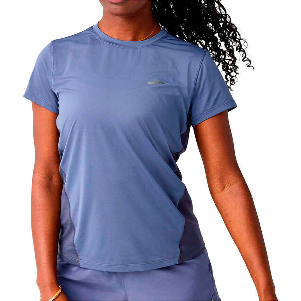 Brooks sprint free 30 camiseta entrenamiento manga corta mujer