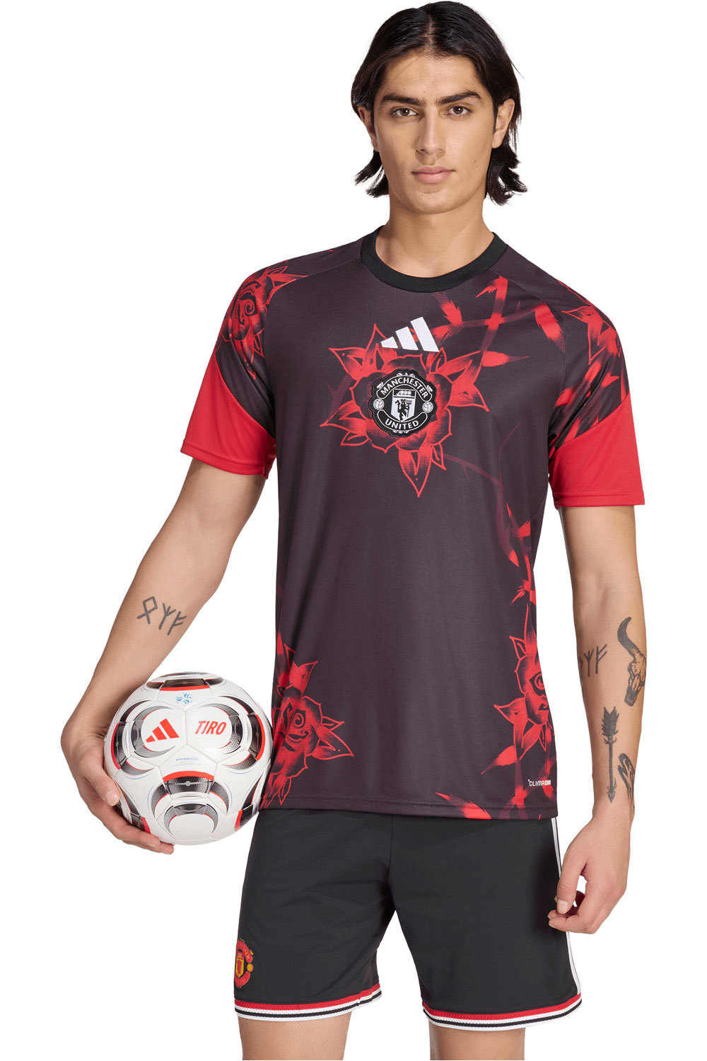 Adidas manchester unidted 26/27 prematch camiseta de fútbol oficiales