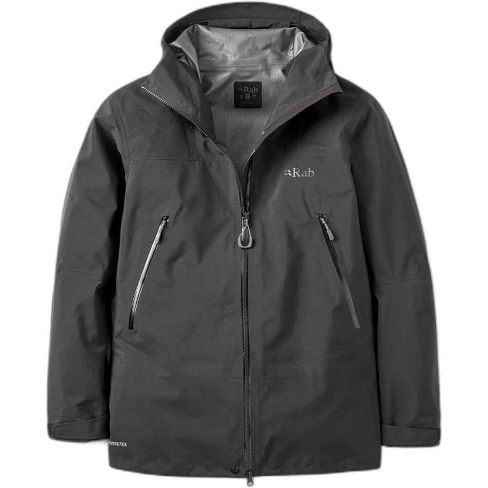 Kangri gore-tex chaqueta impermeable hombre Negro (L)