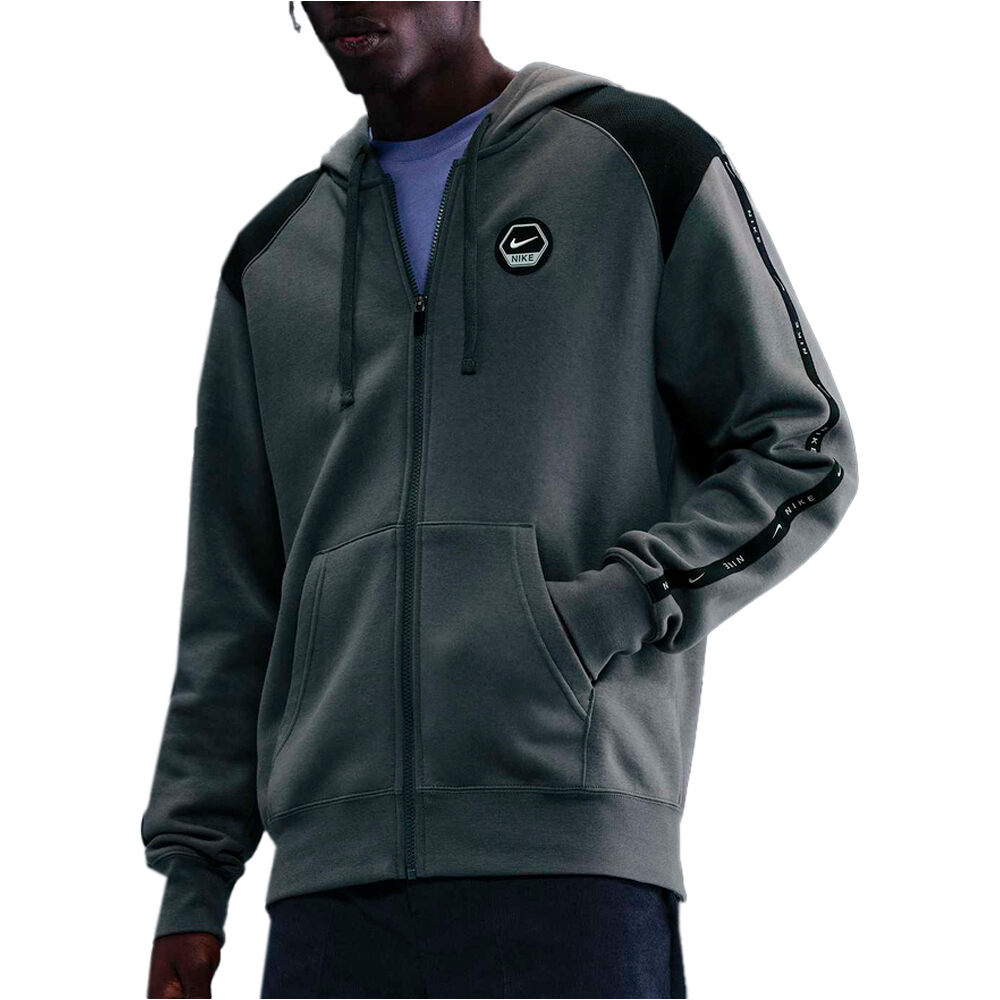 Sportswear club sudadera hombre Gris (XL)