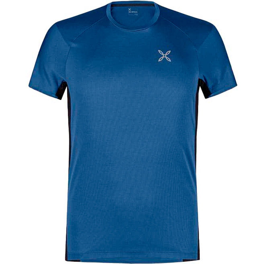 Join camiseta montaña manga corta hombre Azul (L)