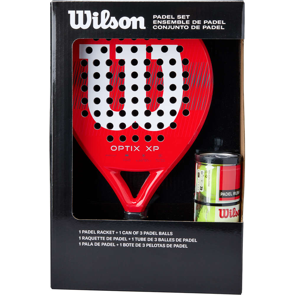 Wilson optix xp padel kit box pala pádel adulto