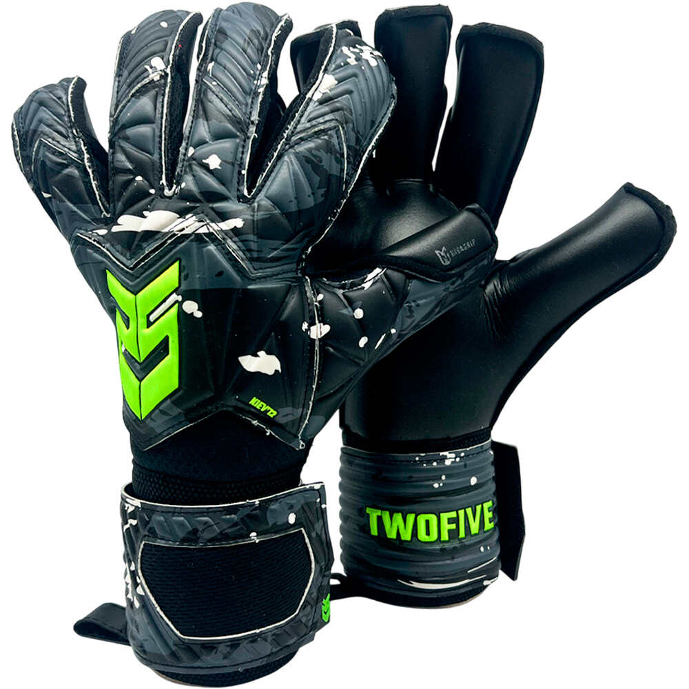 Kiev12 black pro guantes portero Negro (9)