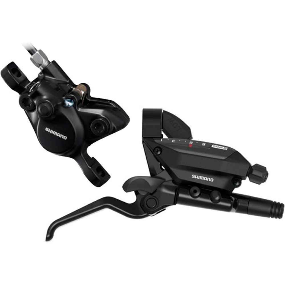 Disc brake set rear black manetas de freno Negro (UNICA)