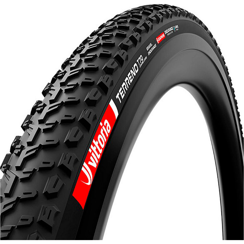 Bicicleta de paseo Vittoria gravel terreno t70 f40-622/700x40c cubiertas