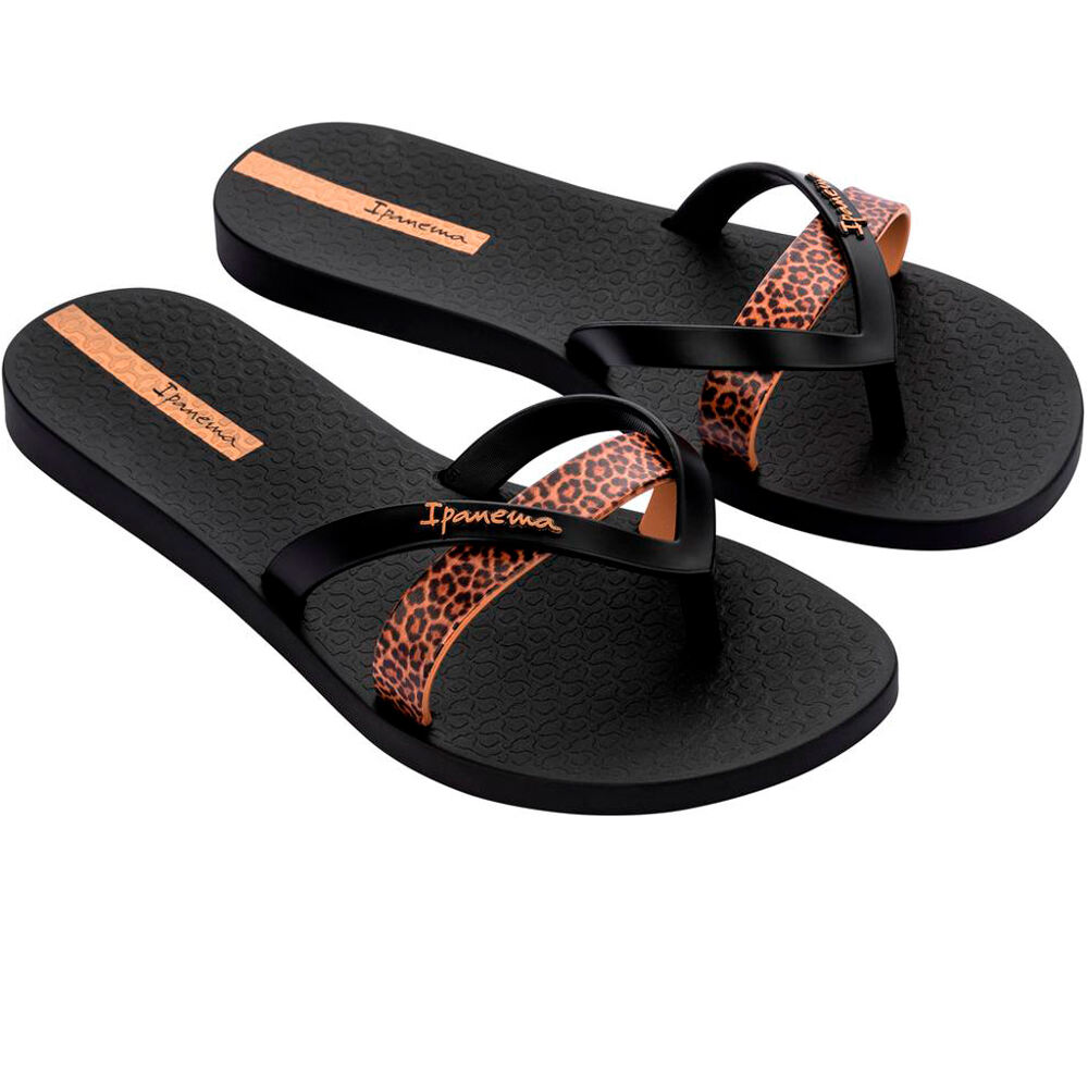 Kirei chic fem chanclas mujer Negro (39)