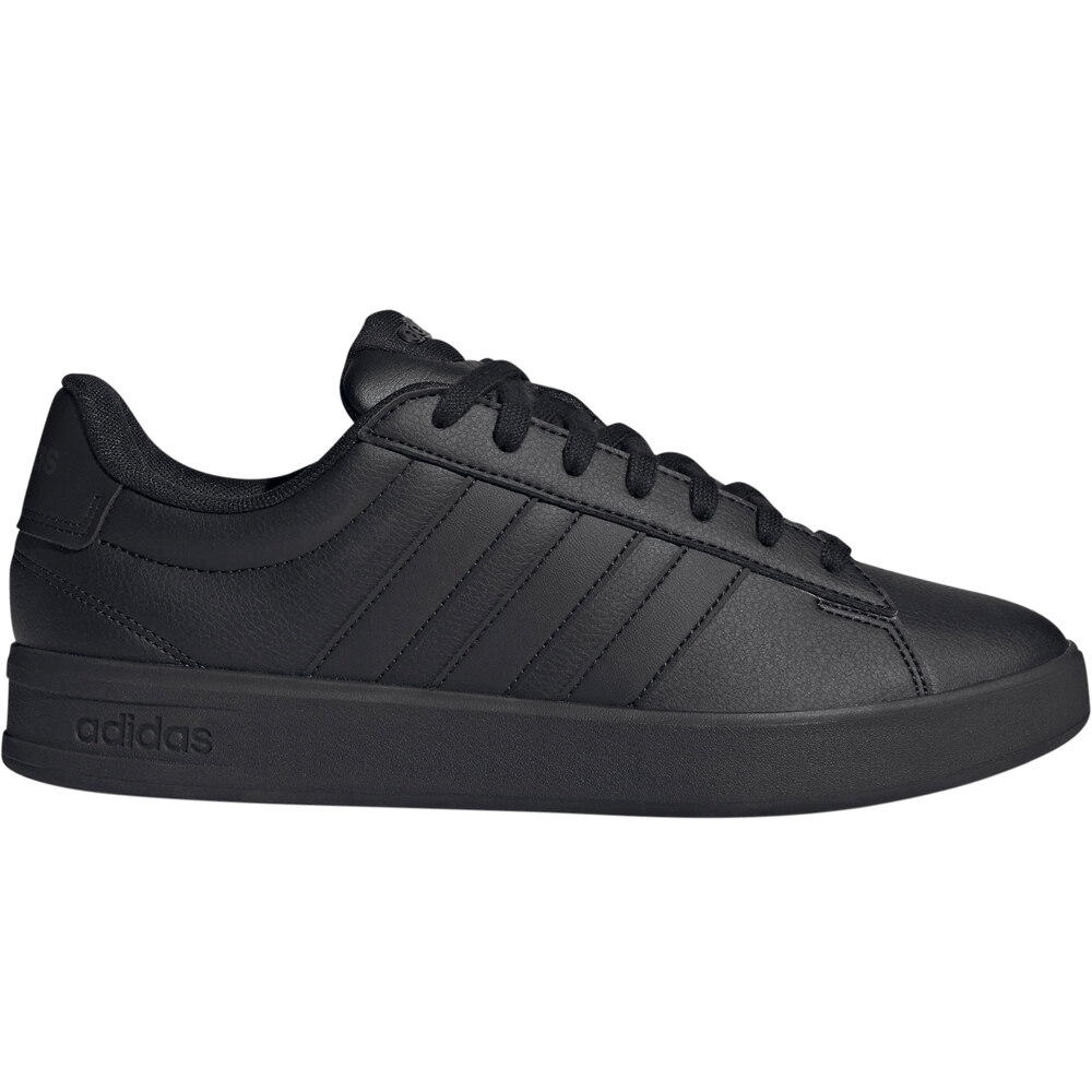 Grand court 30 zapatilla moda hombre Negro (42 2/3)