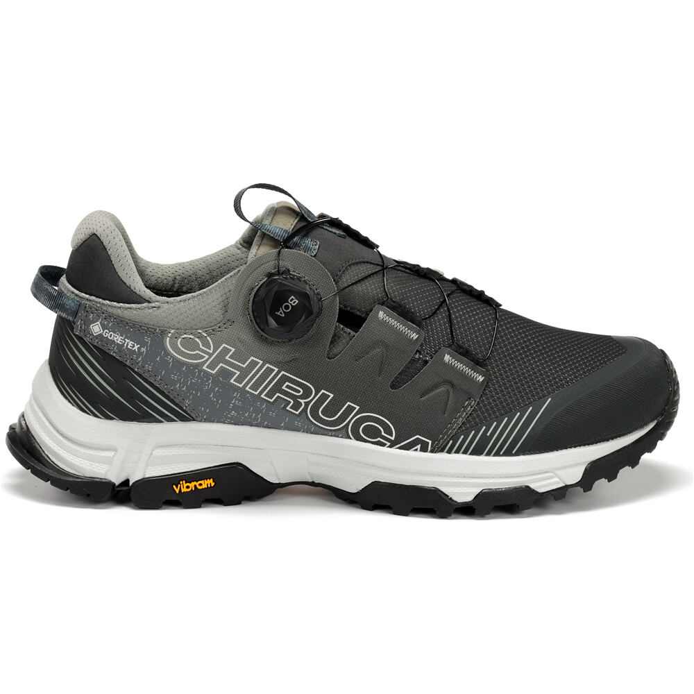Holbox boa gore-tex bota trekking hombre Gris (42)