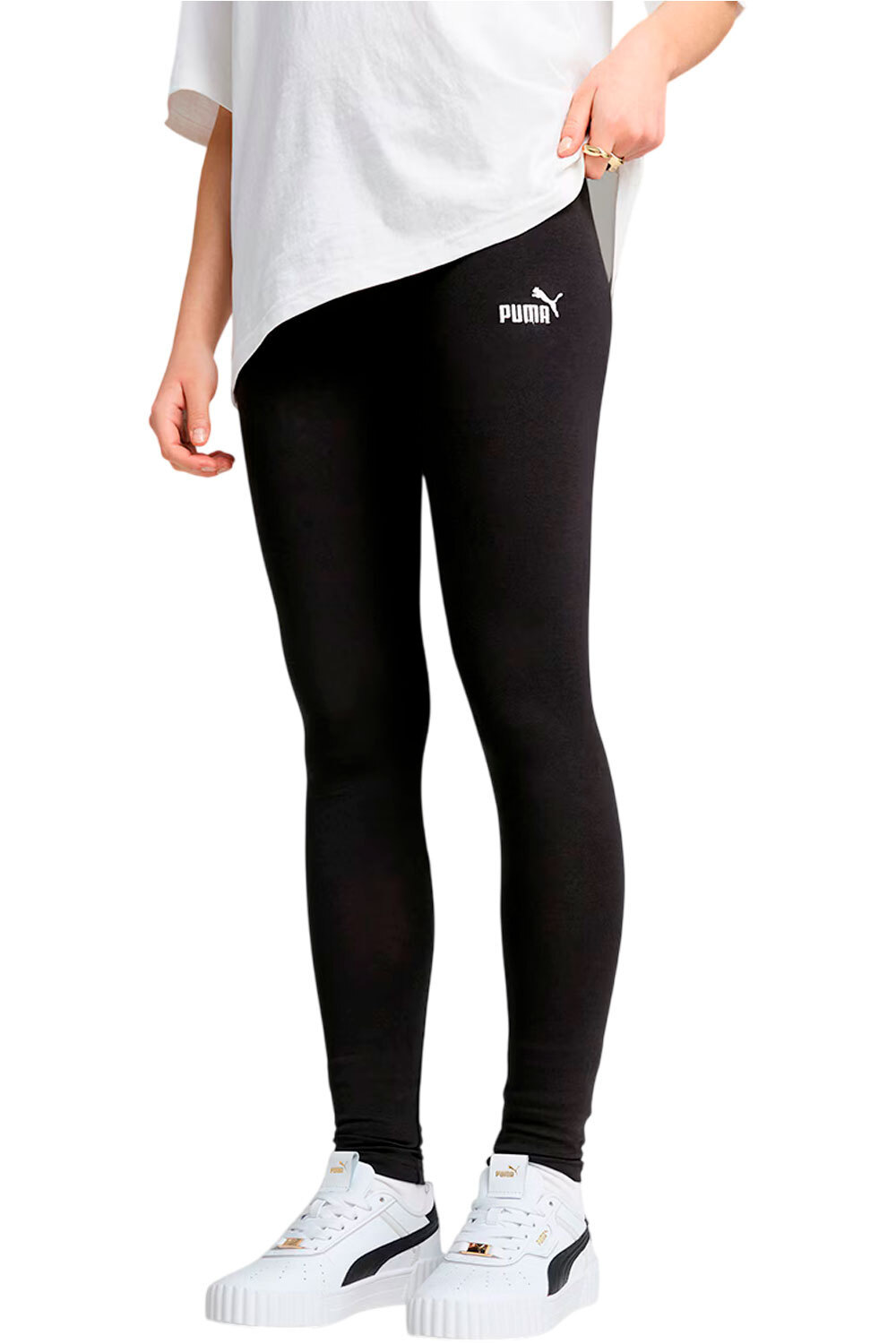 Essentials small no 1 logo pantalón mujer Negro (XS)