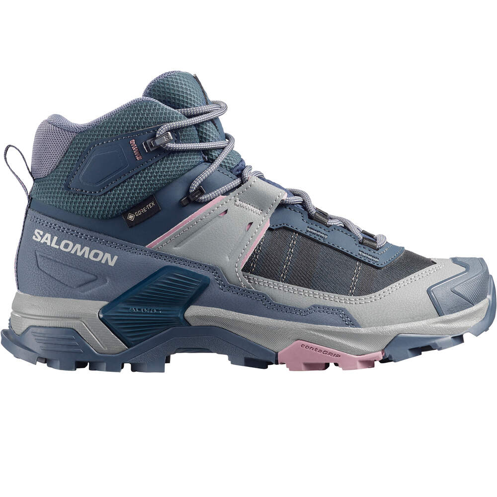 X ultra 5 mid gore-tex bota trekking mujer Azul (36 2/3)