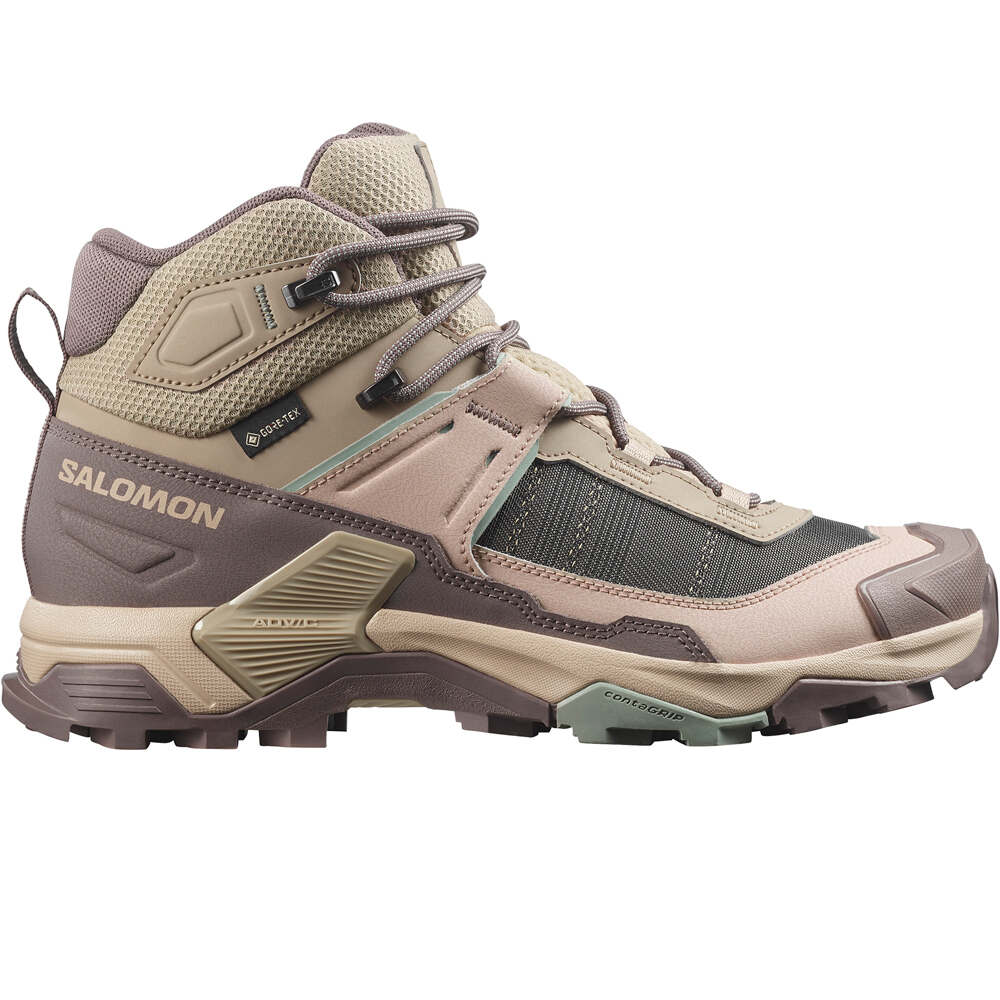 X ultra 5 mid gore-tex bota trekking mujer Gris (40 2/3)