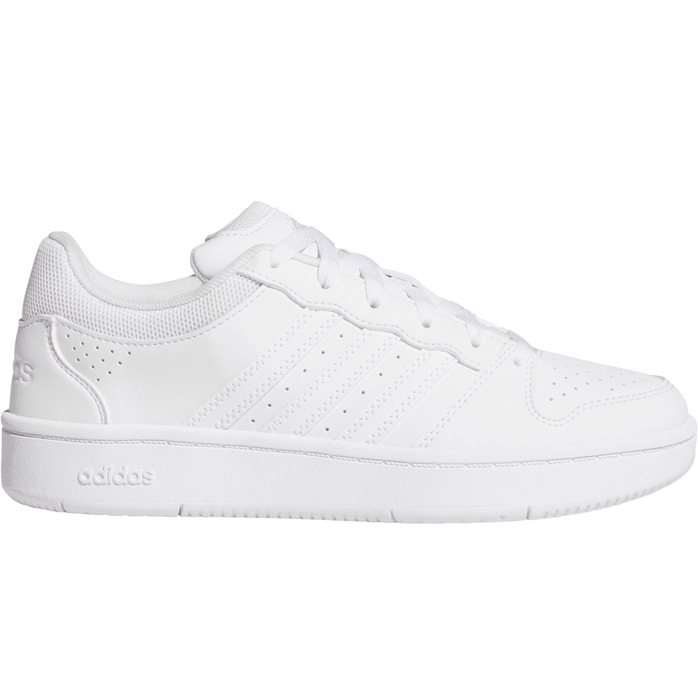 Hoops classic zapatilla moda mujer Blanco (39 1/3)
