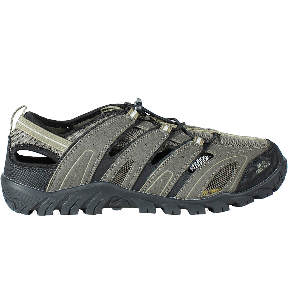 Nutria sandalias trekking hombre Verde (47)