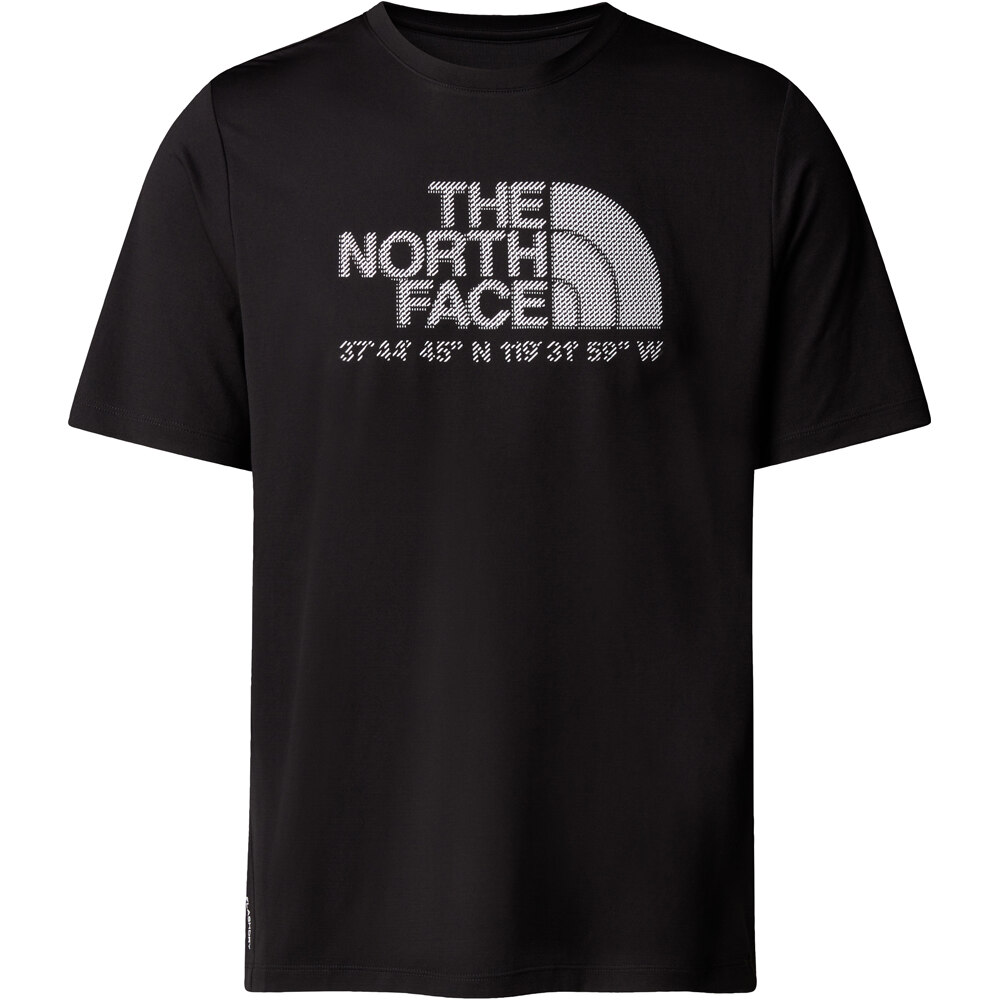 Logo graphic camiseta montaña manga corta hombre Beige (L)