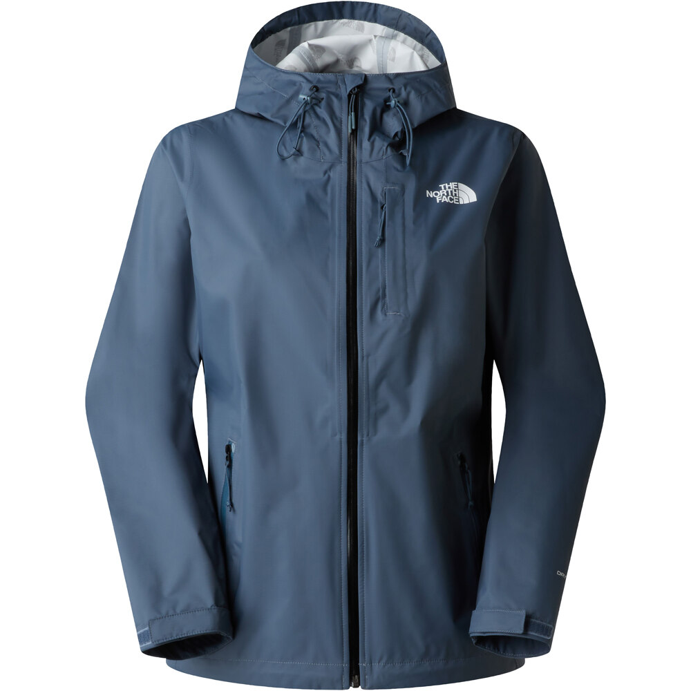 Alta vista chaqueta impermeable mujer Gris (M)