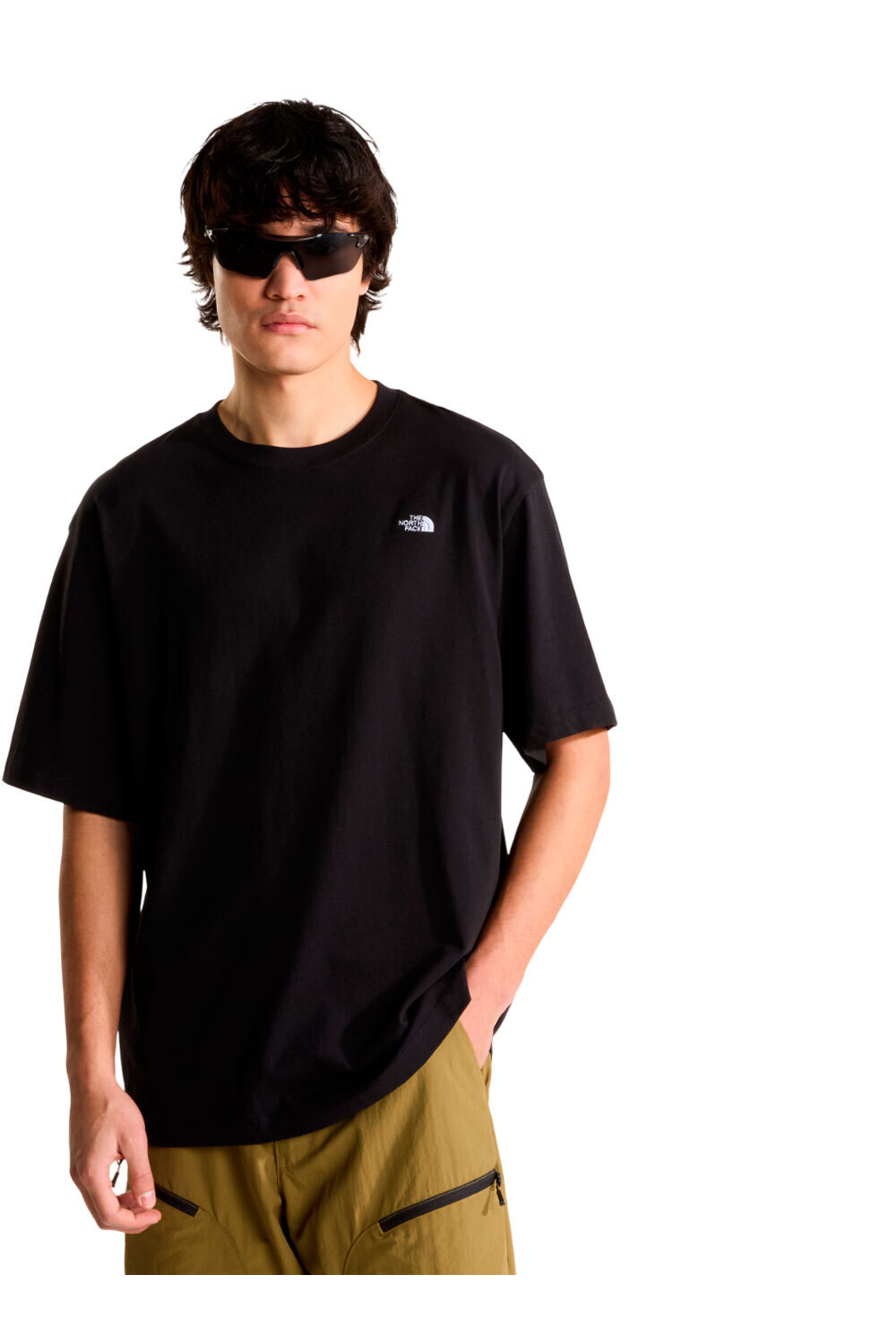 Essential simple dome camiseta montaña manga corta hombre Beige (XL)