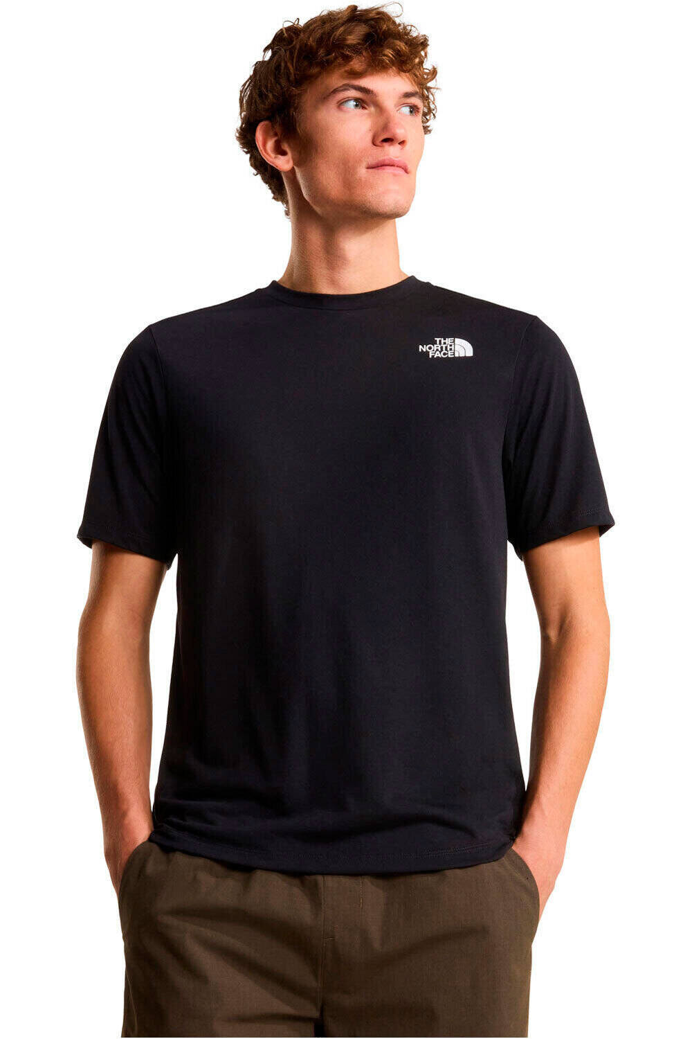 Bitmap logo camiseta montaña manga corta hombre Beige (M)
