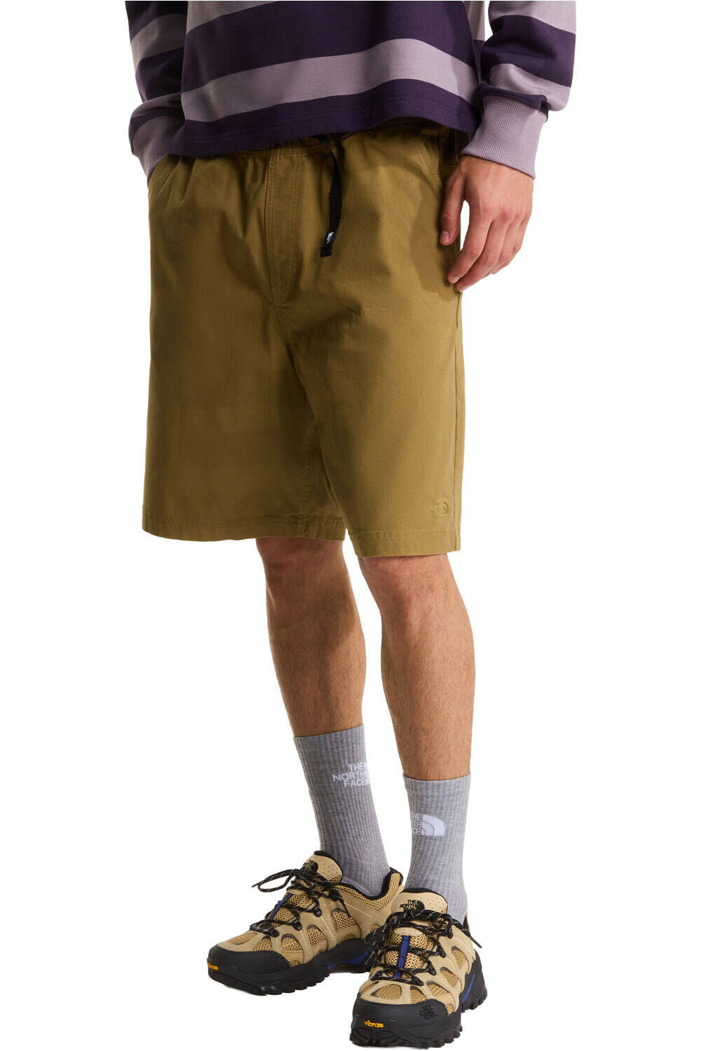 Baggy beta pantalón corto montaña hombre Marron (L)