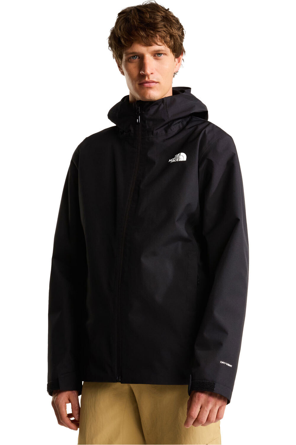 Quest mono chaqueta impermeable insulada hombre Negro (M)