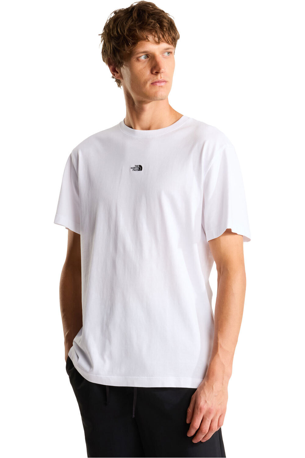 The North Face essential center logo camiseta montaña manga corta hombre