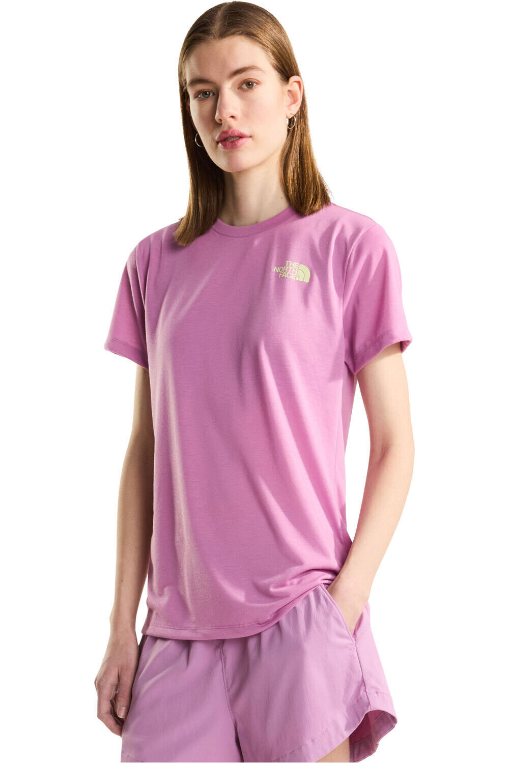 Foundation mount camiseta montaña manga corta mujer Morado (S)