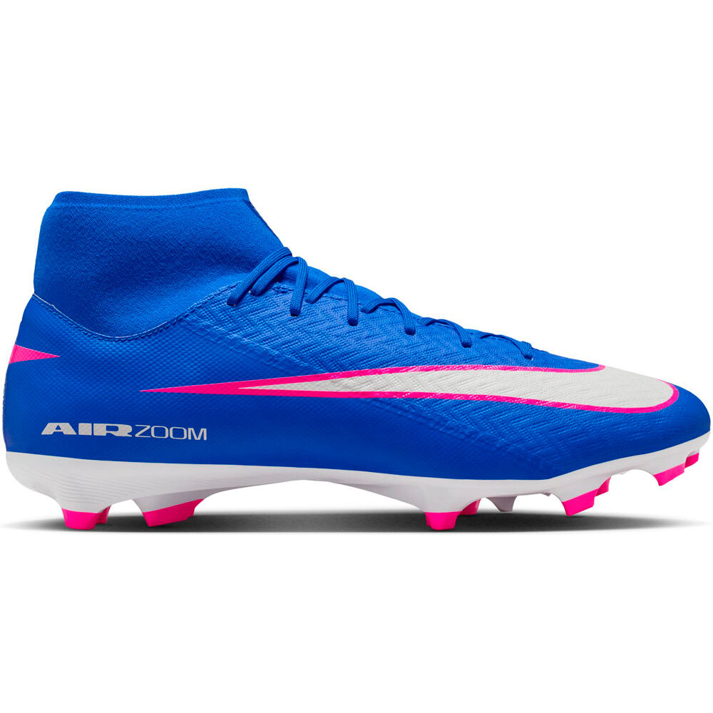 Mercurial superfly 10 acad fg/mg botas de futbol cesped artificial Azul (38)