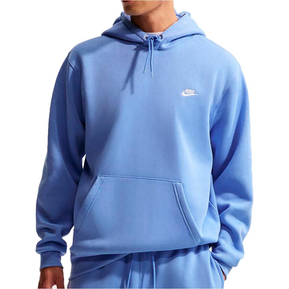 Nike club sudadera hombre Azul (M)