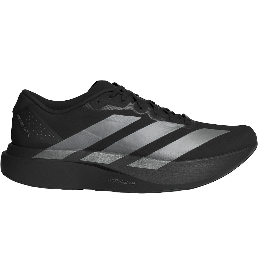 Adizero evo sl woven zapatilla running hombre Negro (47 1/3)
