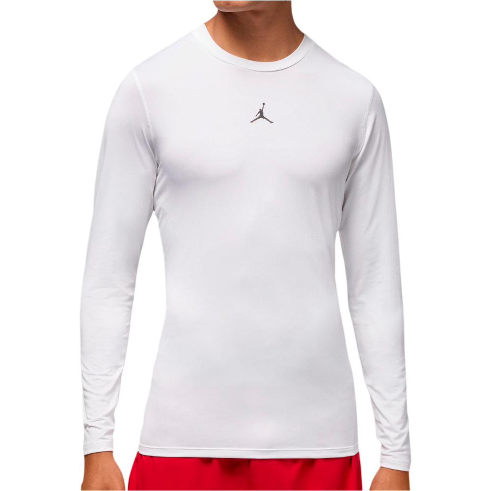 Dri-fit jordan sport camisetas fútbol manga larga Blanco (XL)