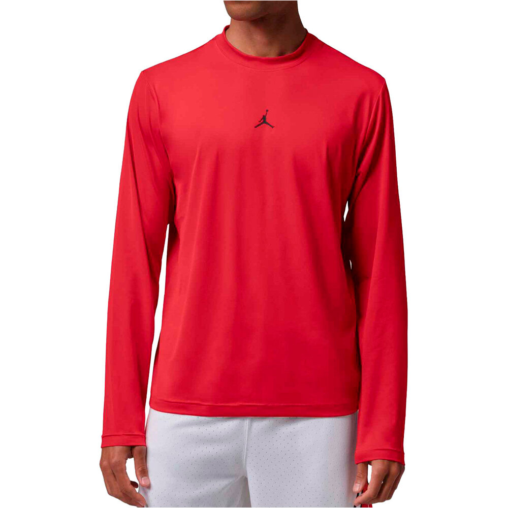Jordan sport essentials camiseta manga larga hombre Rojo (XS)