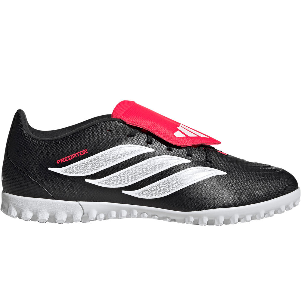 Predator club ft tf botas de futbol multitaco y terreno duro Negro (42 2/3)