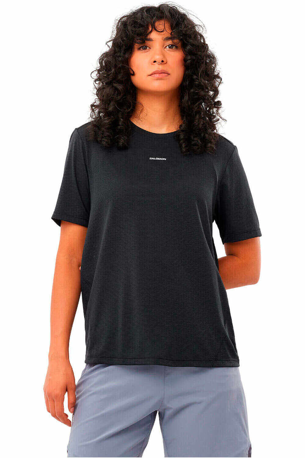 Shkout core camiseta entrenamiento manga corta mujer Negro (M)