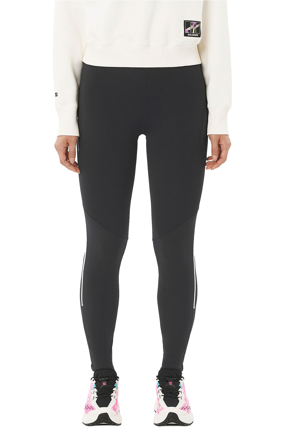 Sense stow mallas trail running cortas mujer Negro (M)