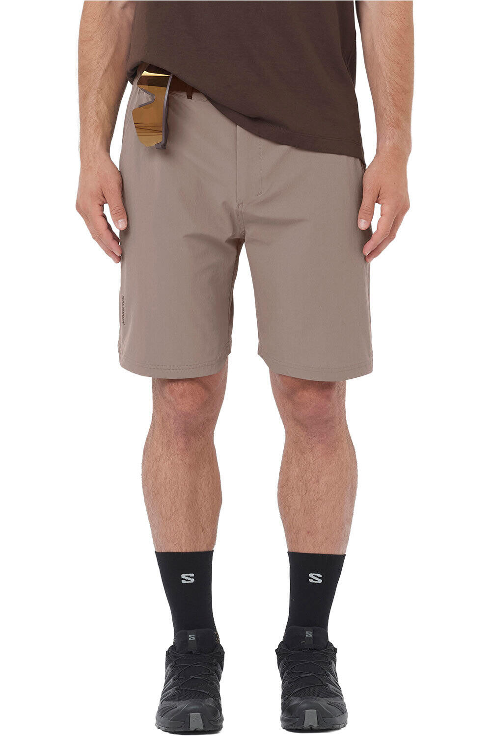 Wayfarer 20 pantalón corto montaña hombre Negro (XL)
