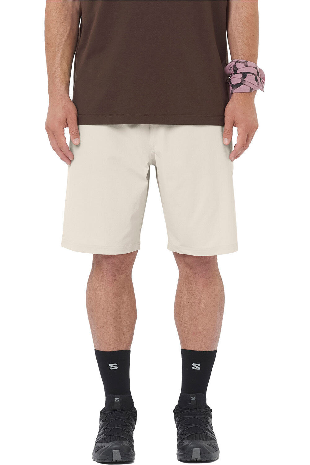 Wayfarer ease 20 pantalón corto montaña hombre Gris (XL)
