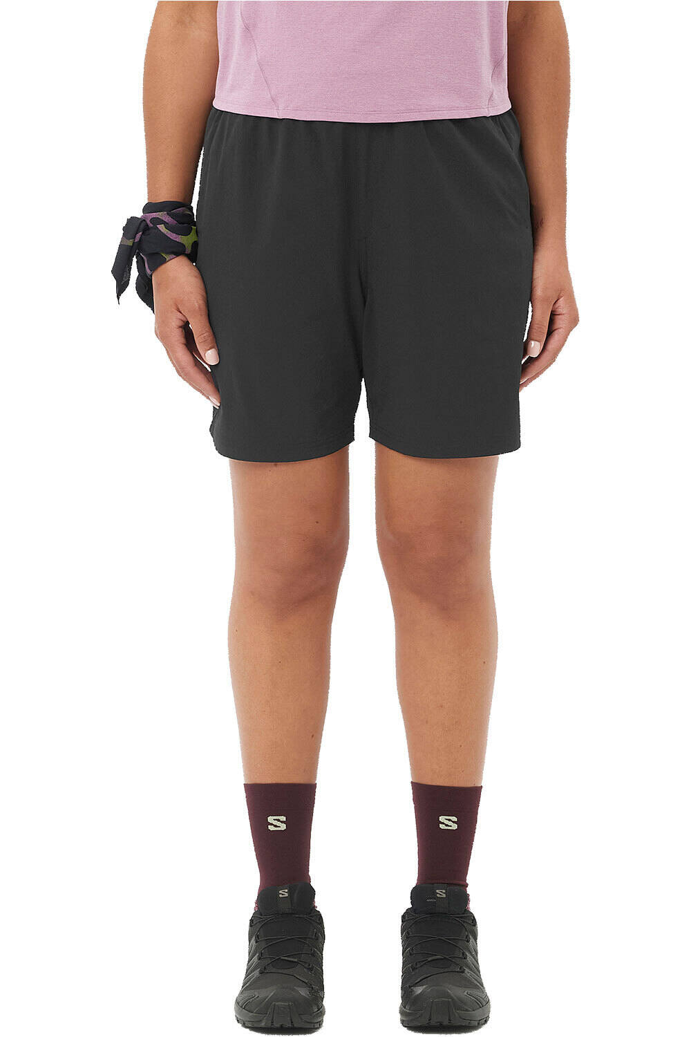 Wayfarer ease 20 pantalón corto montaña mujer Negro