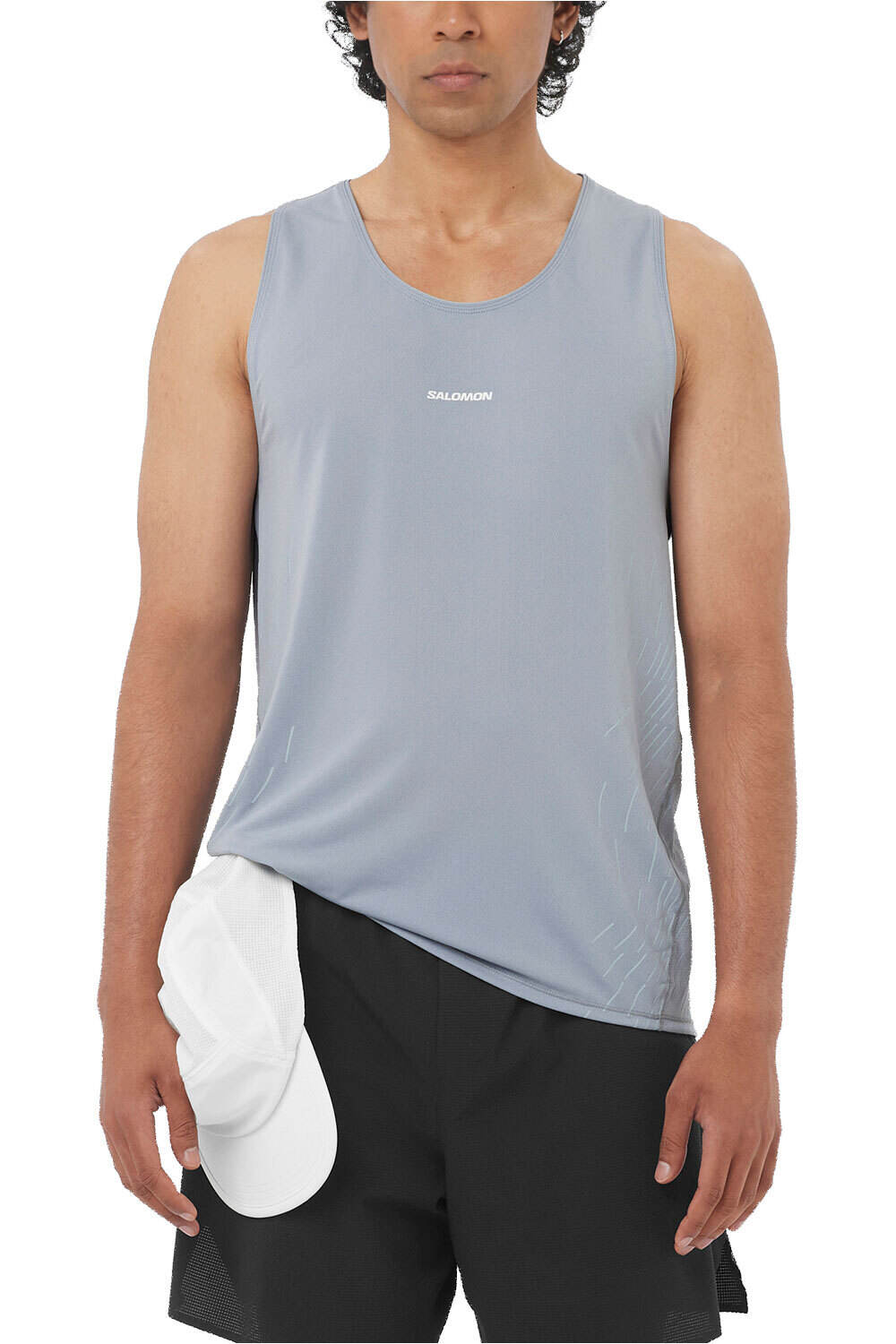 Sense aero singlet gfx camisetas trail running tirantes hombre Azul (M)