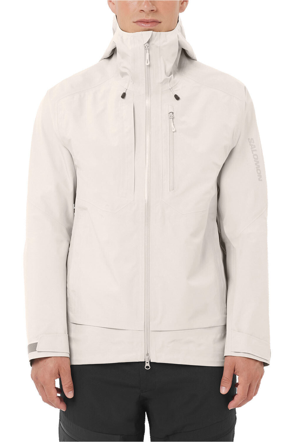 Outline 3l gore-tex chaqueta impermeable hombre Gris (M)