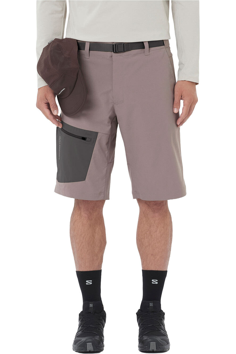Outerpath utility pantalón corto montaña hombre Negro (L)