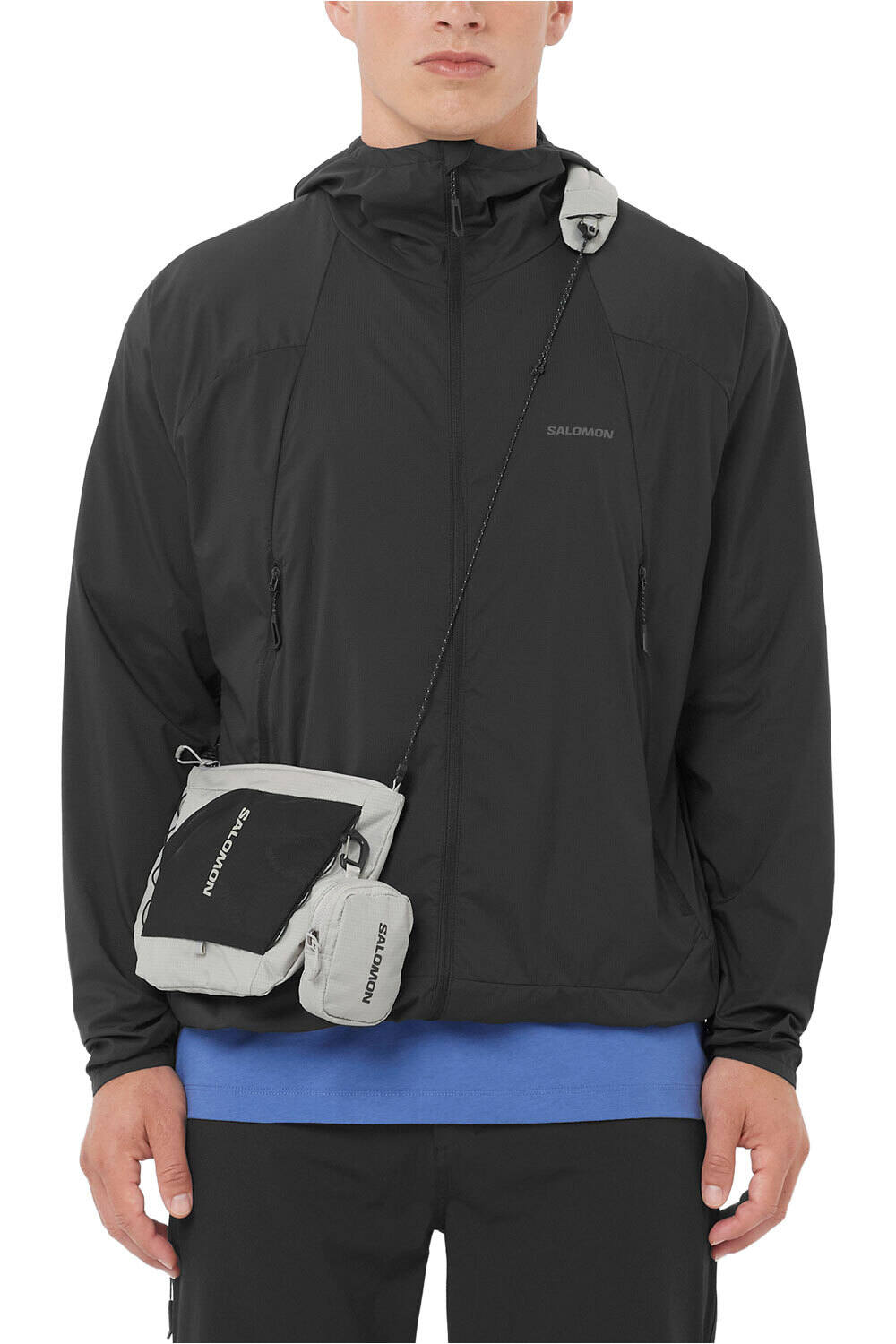 Outwind chaqueta impermeable hombre Negro (L)
