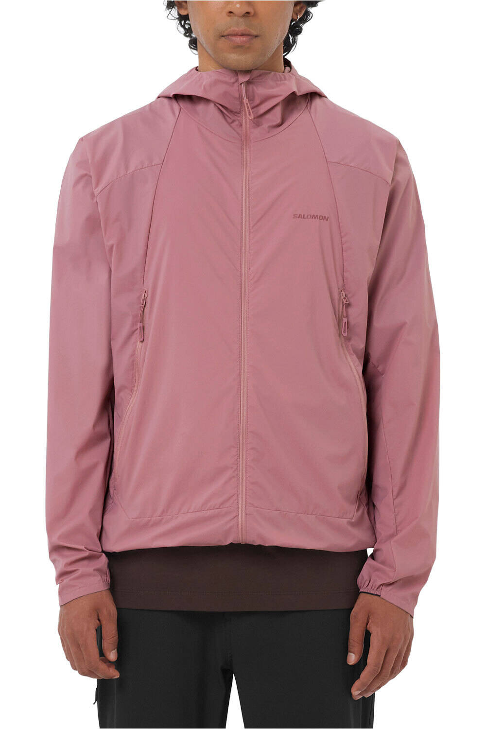 Outwind chaqueta impermeable hombre Rosa (M)