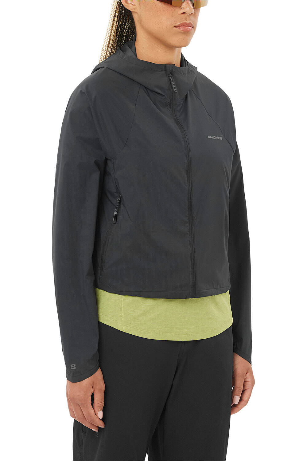 Outwind chaqueta impermeable mujer Negro (M)