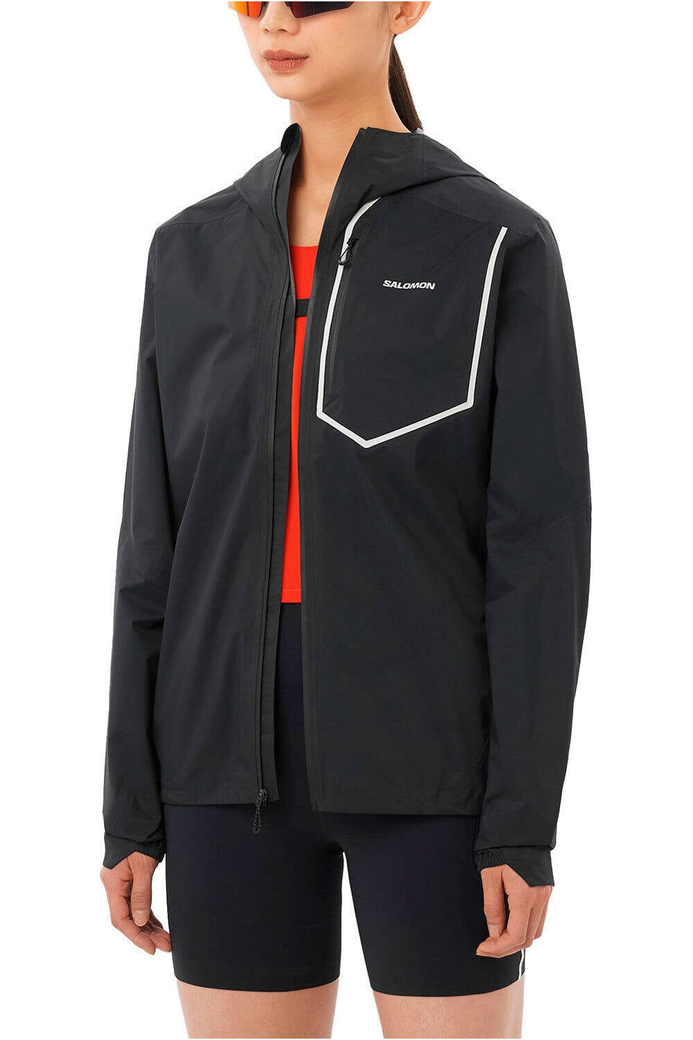 Bonatti pro CHAQUETA TRAIL RUNNING MUJER Negro (XS)