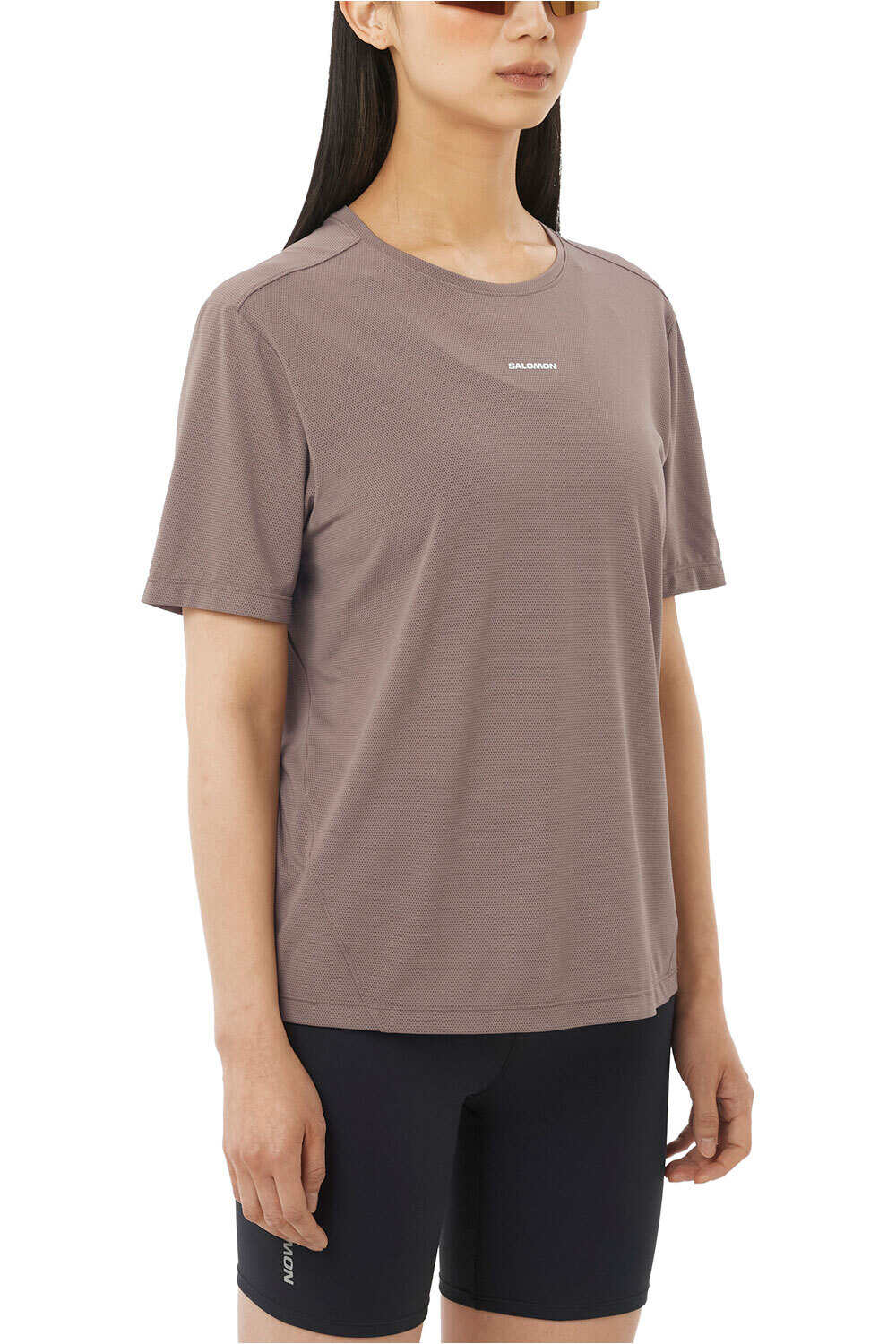 Shkout core camiseta entrenamiento manga corta mujer Negro