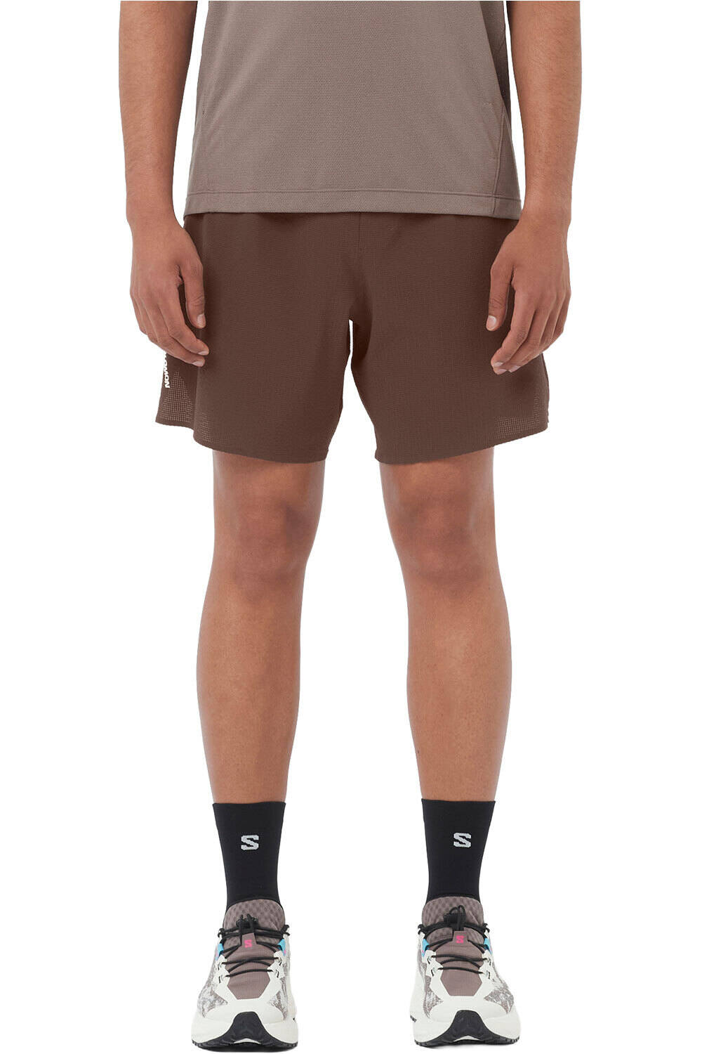 Sense aero pantalón running hombre Marron