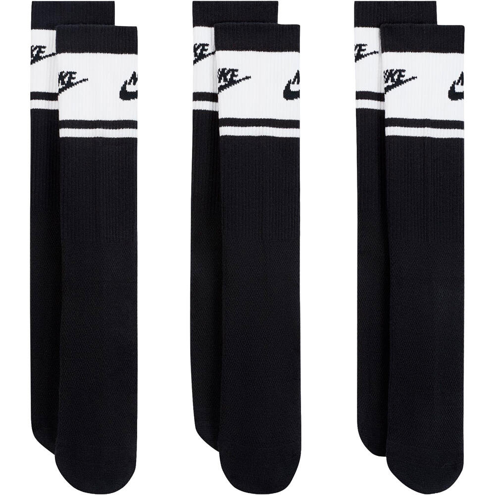 Every day elevated 3p calcetines deportivos Negro (34-38)