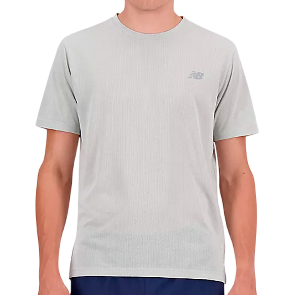 New Balance athletics camiseta técnica manga corta hombre