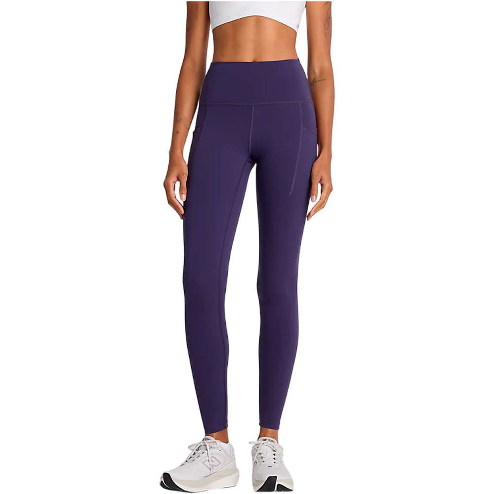Rc pocket malla larga running mujer Morado (L)